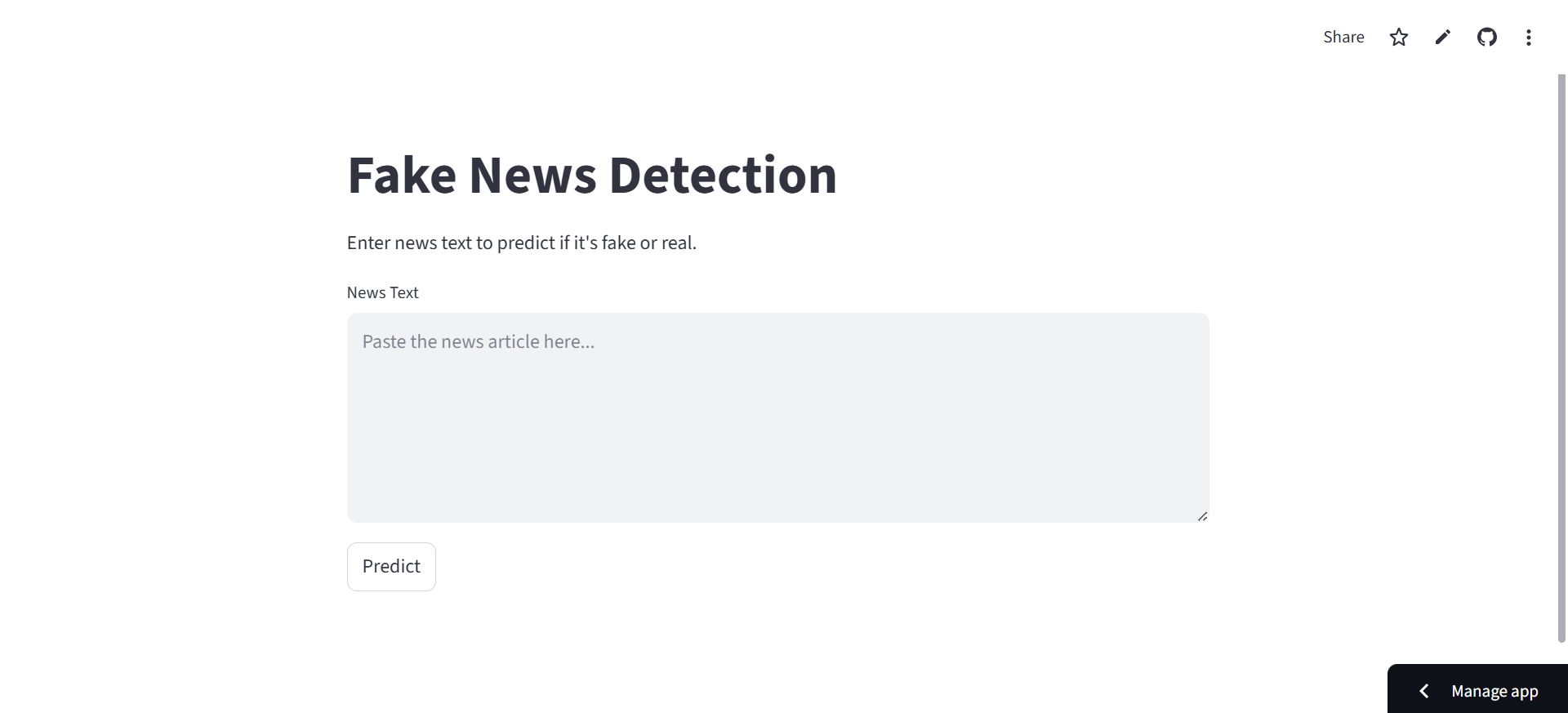 Fake News Detection